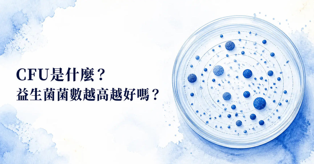CFU是什麼？益生菌菌數越高越好嗎？