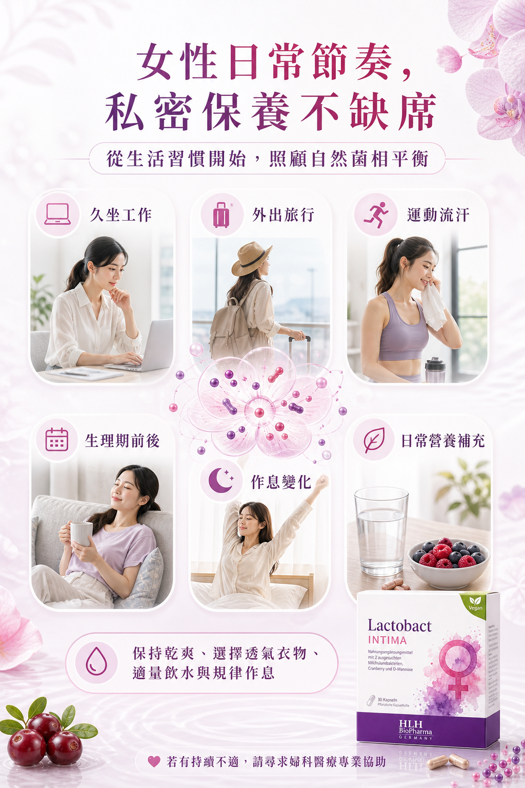 萊德寶 Lactobact INTIMA 女性私密益生菌膠囊 30 粒
