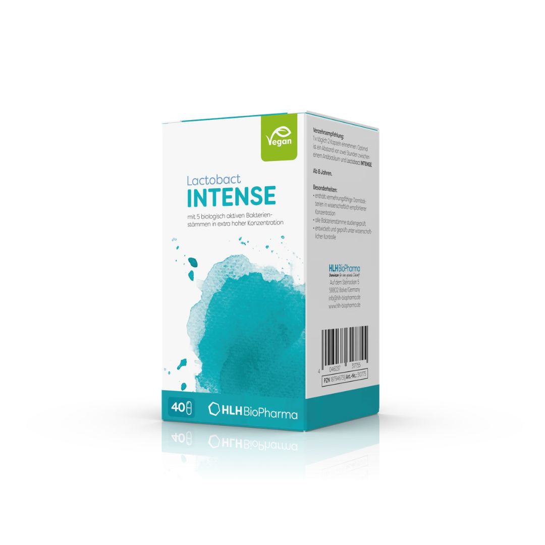 萊德寶 Lactobact 雙倍劑量益生菌 Intense 膠囊-適合使用抗生素者